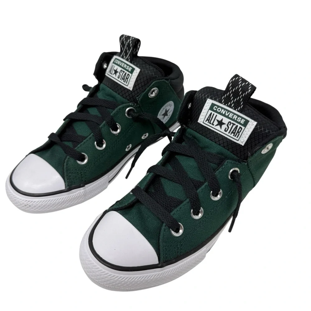 Converse CTAS Axel Mid Size youth 2 Sneakers Shoes green black New